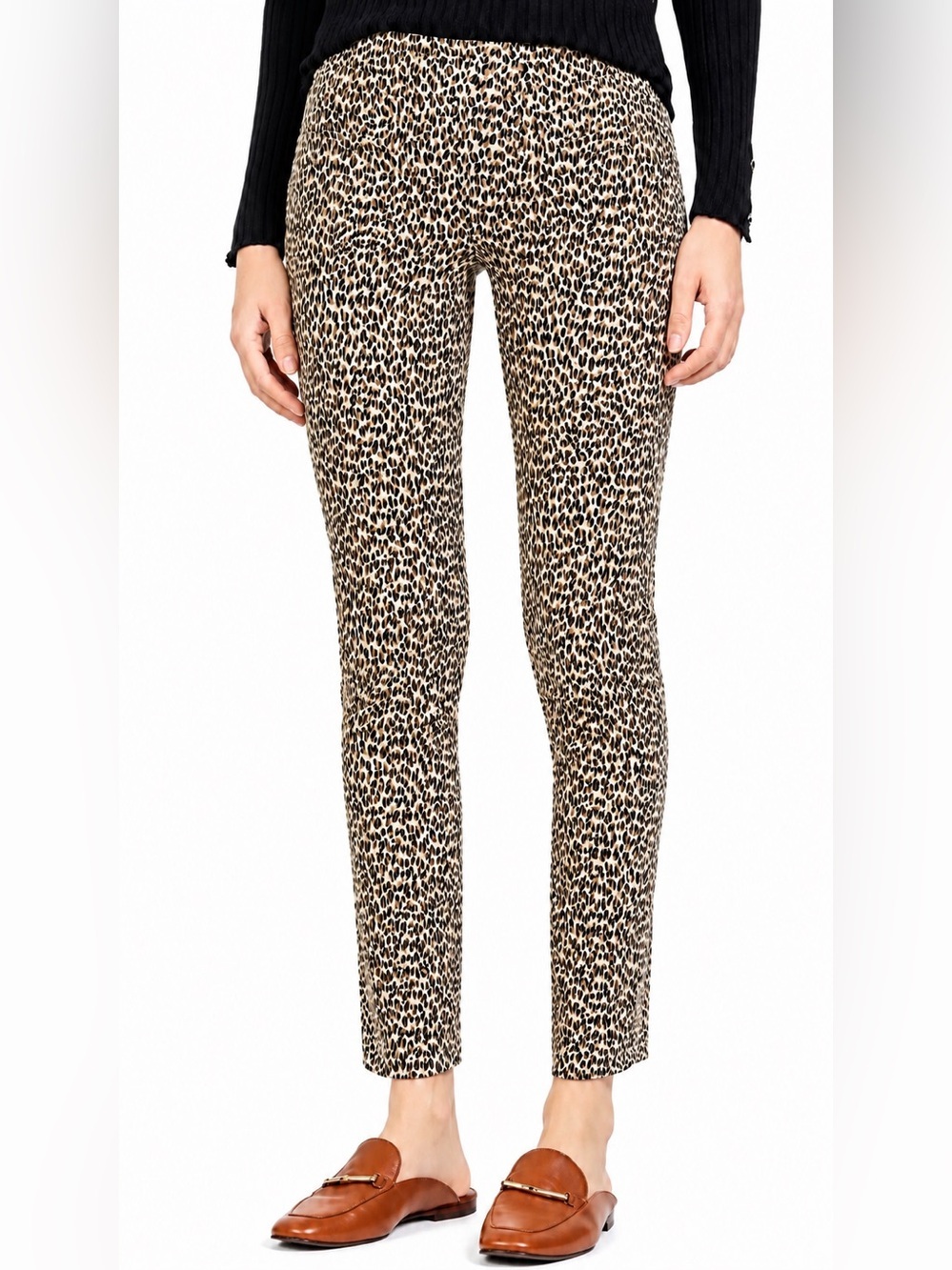 J. McLaughlin tan/black pants, size 8